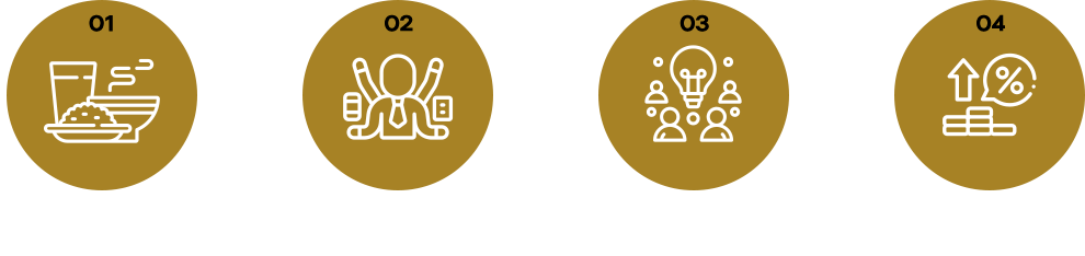 트렌디한메뉴개발,원조를뛰어넘는장인정신,고객니즈파악,아낌없는투자